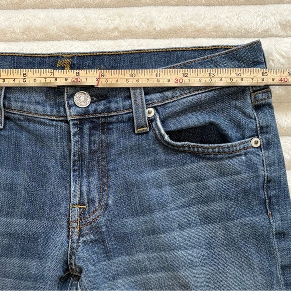 7FAM 7 For All Mankind Bootcut Jeans Midrise 28 - Picture 10 of 14